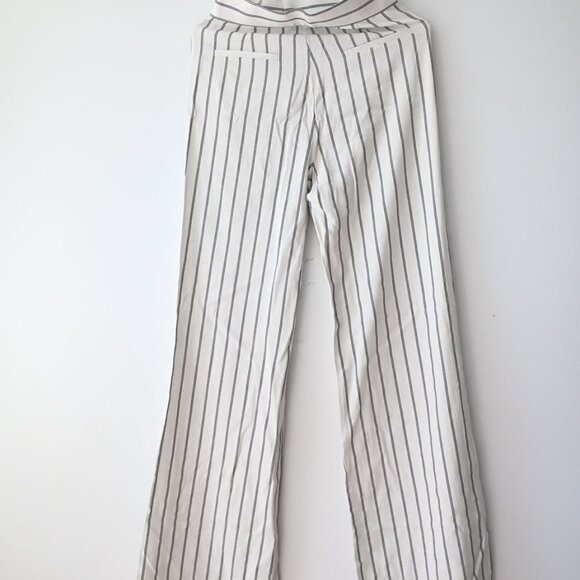 ZARA TRF High-Waisted Striped Wide-Leg Trousers – Size XS - Picture 4 of 8